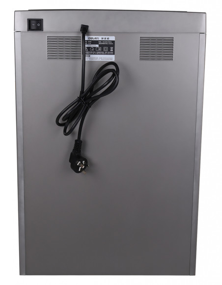 Шредер Deli 9907 серебристый с автоподачей (секр.P-4) фрагменты 8лист. 20лтр. скрепки скобы пл.карты CD Шредер Deli 9907 серебристый с автоподачей (секр.P-4) фрагменты 8лист. 20лтр. скрепки скобы пл.карты CD