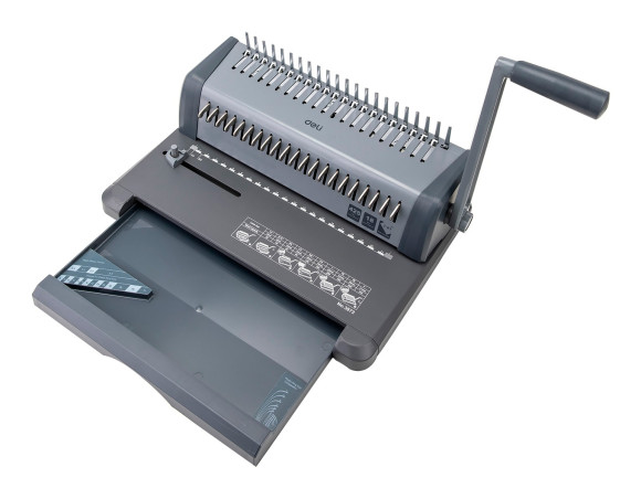 Переплетчик Deli Core E3873 A4/перф.18л.сшив/макс.425л./пластик.пруж. (10-16мм) Переплетчик Deli Core E3873 A4/перф.18л.сшив/макс.425л./пластик.пруж. (10-16мм)