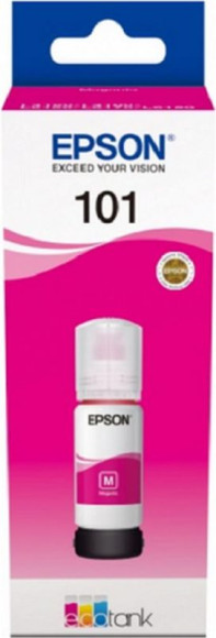 Чернила Epson 101 C13T03V34A пурпурный 70мл для Epson L4150/L4160/L6160/L6170 Чернила Epson 101 C13T03V34A пурпурный 70мл для Epson L4150/L4160/L6160/L6170