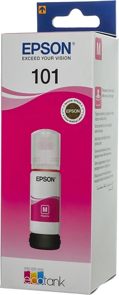 Чернила Epson 101 C13T03V34A пурпурный 70мл для Epson L4150/L4160/L6160/L6170 Чернила Epson 101 C13T03V34A пурпурный 70мл для Epson L4150/L4160/L6160/L6170