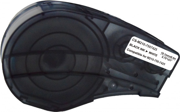 Картридж ленточный Cactus CS-M210-7507425 M210-750-7425 черный на белом 19.1x6.4 для Brady M210/M211/M210-LAB Картридж ленточный Cactus CS-M210-7507425 M210-750-7425 черный на белом 19.1x6.4 для Brady M210/M211/M210-LAB