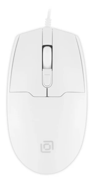 Мышь Оклик 147M белый оптическая 2000dpi USB 4but (1868746)