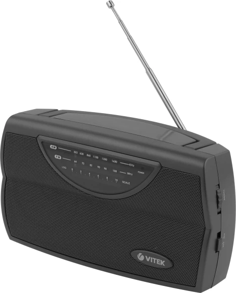Радиоприемник настольный Vitek VT-3591 серый Радиоприемник настольный Vitek VT-3591 серый