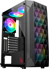 Корпус Bloody BD-CC107F черный без БП ATX 4x120mm 1xUSB3.0 audio bott PSU Корпус Bloody BD-CC107F черный без БП ATX 4x120mm 1xUSB3.0 audio bott PSU