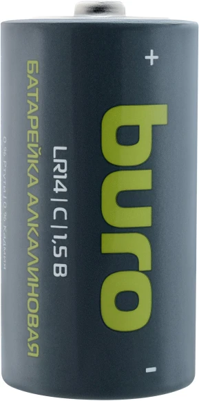 Батарея Buro Alkaline LR14 C 7500mAh (2шт) блистер Батарея Buro Alkaline LR14 C 7500mAh (2шт) блистер