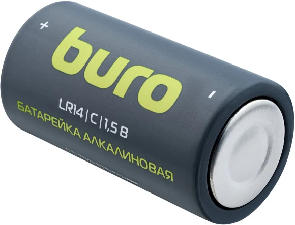 Батарея Buro Alkaline LR14 C 7500mAh (2шт) блистер Батарея Buro Alkaline LR14 C 7500mAh (2шт) блистер