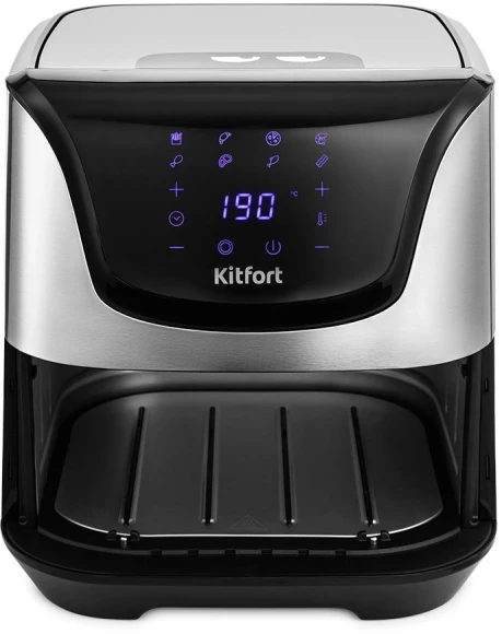 Аэрогриль Kitfort КТ-2232 1700Вт серебристый/черный Аэрогриль Kitfort КТ-2232 1700Вт серебристый/черный