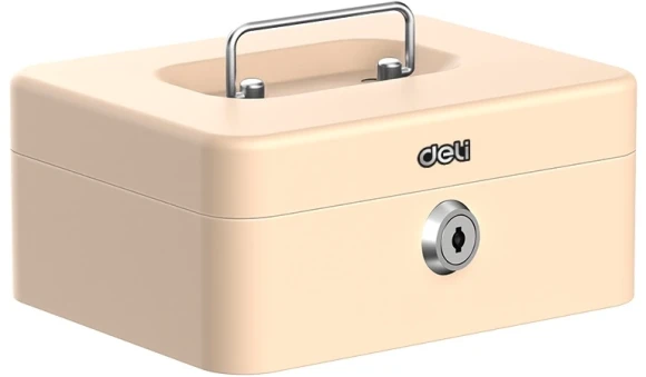 Ящик для денег Deli ET501 9x20x16 красный