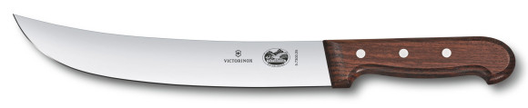 Нож кухонный Victorinox Wood Cimeter (5.7300.25) стальной для стейка лезв.250мм прямая заточка дерево Нож кухонный Victorinox Wood Cimeter (5.7300.25) стальной для стейка лезв.250мм прямая заточка дерево