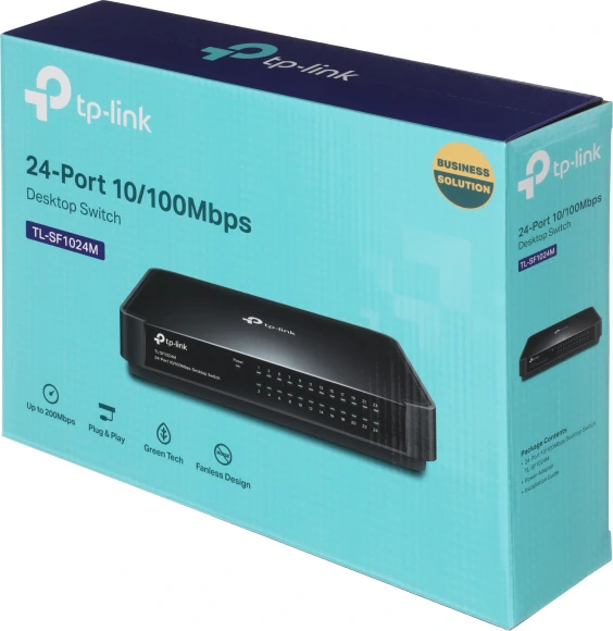 Коммутатор TP-Link TL-SF1024M (L2) 24x100Мбит/с неуправляемый