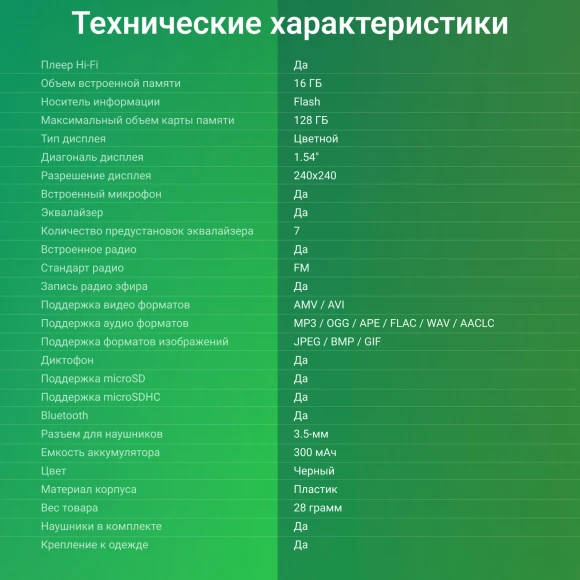 Плеер Hi-Fi Flash Digma Z5 BT 16Gb черный/1.54"/FM/microSD/microSDHC/clip Плеер Hi-Fi Flash Digma Z5 BT 16Gb черный/1.54"/FM/microSD/microSDHC/clip