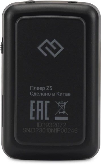 Плеер Hi-Fi Flash Digma Z5 BT 16Gb черный/1.54"/FM/microSD/microSDHC/clip Плеер Hi-Fi Flash Digma Z5 BT 16Gb черный/1.54"/FM/microSD/microSDHC/clip