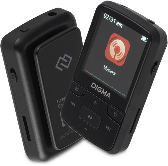 Плеер Hi-Fi Flash Digma Z5 BT 16Gb черный/1.54"/FM/microSD/microSDHC/clip Плеер Hi-Fi Flash Digma Z5 BT 16Gb черный/1.54"/FM/microSD/microSDHC/clip
