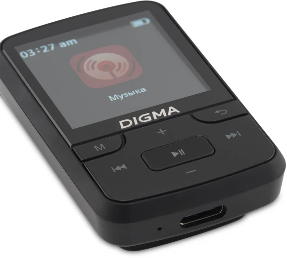 Плеер Hi-Fi Flash Digma Z5 BT 16Gb черный/1.54"/FM/microSD/microSDHC/clip Плеер Hi-Fi Flash Digma Z5 BT 16Gb черный/1.54"/FM/microSD/microSDHC/clip
