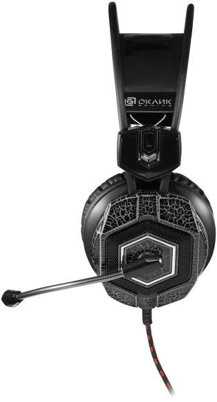 Наушники с микрофоном Оклик HS-L500G TOXIC черный 2.2м мониторные оголовье (472656) Наушники с микрофоном Оклик HS-L500G TOXIC черный 2.2м мониторные оголовье (472656)