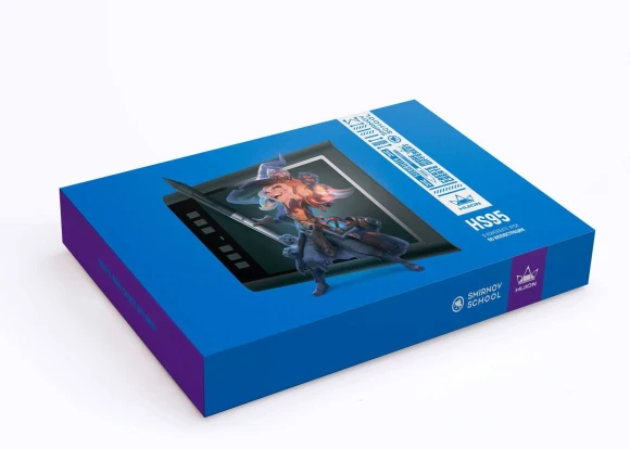 Графический планшет Huion HS95 USB черный