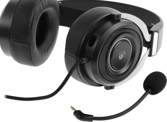 Наушники с микрофоном A4Tech Bloody G535 черный/серебристый 2м мониторные USB оголовье (G535 (BLACK+SILVER) USB) Наушники с микрофоном A4Tech Bloody G535 черный/серебристый 2м мониторные USB оголовье (G535 (BLACK+SILVER) USB)