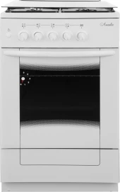 Плита Газовая Лысьва ГП 400 М2С-2у белый (стеклянная крышка) реш.сталь