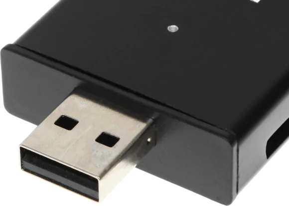 Устройство чтения карт памяти USB2.0 Buro BU-CR-3103 черный