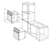 Духовой шкаф Электрический Darina 1U BDE 111 707 At антрацит/стекло черное Духовой шкаф Электрический Darina 1U BDE 111 707 At антрацит/стекло черное