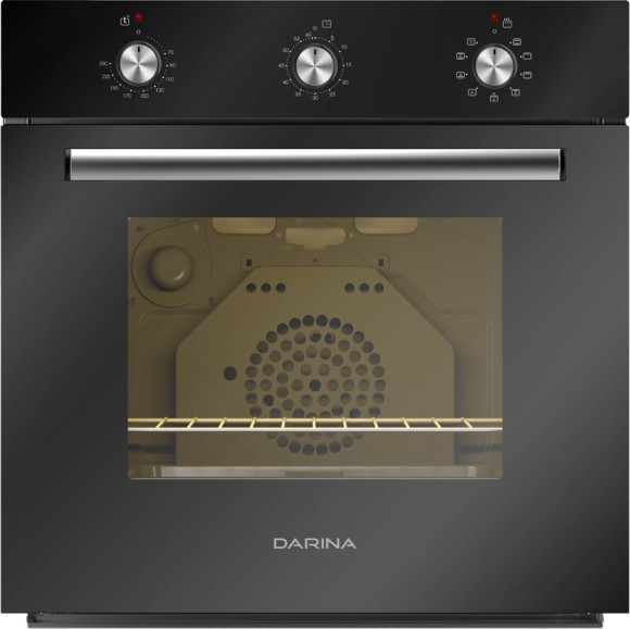 Духовой шкаф Электрический Darina 1U BDE 111 707 At антрацит/стекло черное Духовой шкаф Электрический Darina 1U BDE 111 707 At антрацит/стекло черное