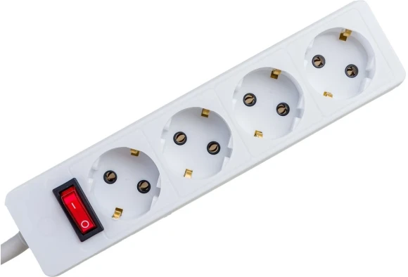 Сетевой фильтр PROconnect STANDARD 3м (4 розетки) белый (пакет ПЭ) Сетевой фильтр PROconnect STANDARD 3м (4 розетки) белый (пакет ПЭ)