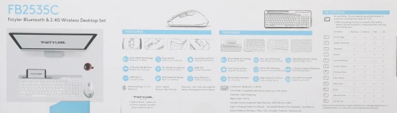 Клавиатура + мышь A4Tech Fstyler FB2535C клав:белый/серый мышь:белый/серый USB беспроводная Bluetooth/Радио slim (FB2535C ICY WHITE) Клавиатура + мышь A4Tech Fstyler FB2535C клав:белый/серый мышь:белый/серый USB беспроводная Bluetooth/Радио slim (FB2535C ICY WHITE)