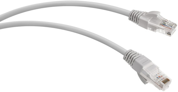 Патч-корд WRline WR-PC-RJ45-UTP-5E-2-GY UTP RJ-45 вил.-вилка RJ-45 кат.5E 2м серый LSZH (уп.:1шт)