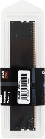 Память DDR4 4Gb 2133MHz AMD R744G2133U1S-U Radeon R7 Performance Series RTL PC4-17000 CL15 DIMM 288-pin 1.2В Ret Память DDR4 4Gb 2133MHz AMD R744G2133U1S-U Radeon R7 Performance Series RTL PC4-17000 CL15 DIMM 288-pin 1.2В Ret