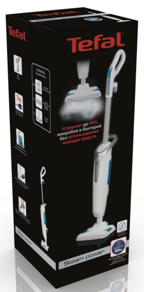 Швабра паровая Tefal VP6557RH 1200Вт белый
