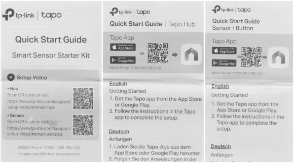 Комплект безопасность и защита TP-Link Tapo T30 KIT