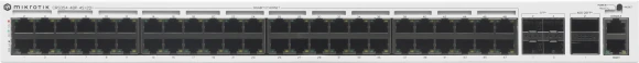 Коммутатор MikroTik CRS354-48P-4S+2Q+RM (L3) 1x100Мбит/с 48x1Гбит/с 4SFP+ 2xQSFP+ 48PoE+ 700W управляемый