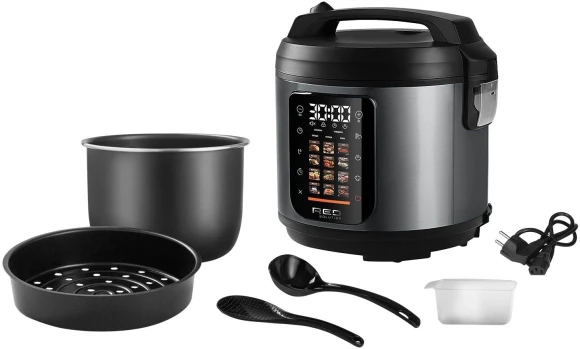 Мультиварка Red Solution M4100 5л 860Вт черный/стальной Мультиварка Red Solution M4100 5л 860Вт черный/стальной