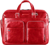 Деловая сумка Piquadro Blue Square CA2849B2/R с отделением для ноутбука 15" красная натур.кожа Деловая сумка Piquadro Blue Square CA2849B2/R с отделением для ноутбука 15" красная натур.кожа