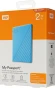 Жесткий диск WD USB3.2 Gen1 2TB WDBYVG0020BBL-WESN My Passport 2.5" голубой Жесткий диск WD USB3.2 Gen1 2TB WDBYVG0020BBL-WESN My Passport 2.5" голубой