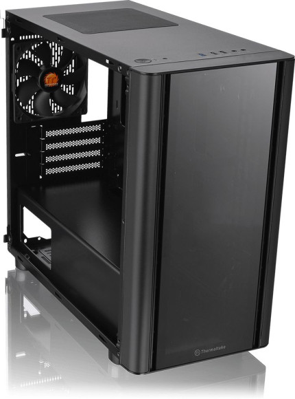 Корпус Thermaltake V150 TG черный без БП mATX 3x120mm 3x140mm 2xUSB2.0 1xUSB3.0 audio bott PSU