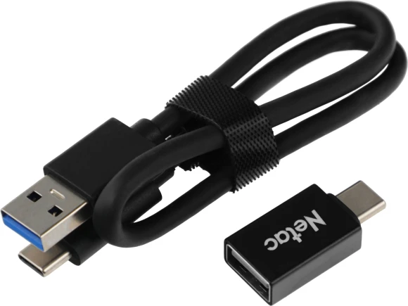 Накопитель SSD Netac USB-C 500GB NT01Z9-500G-32BK Z9 черный Накопитель SSD Netac USB-C 500GB NT01Z9-500G-32BK Z9 черный