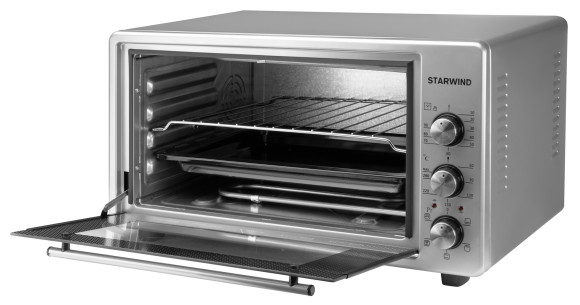 Мини-печь Starwind SMO2022 42л. 1600Вт серый