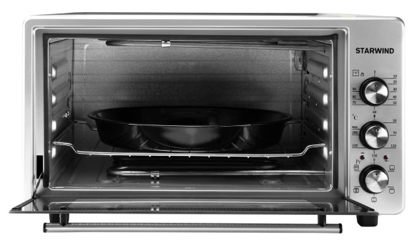 Мини-печь Starwind SMO2022 42л. 1600Вт серый