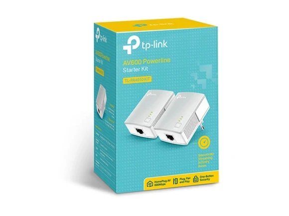 Сетевой адаптер HomePlug AV TP-Link TL-PA4010 KIT AV600 Fast Ethernet