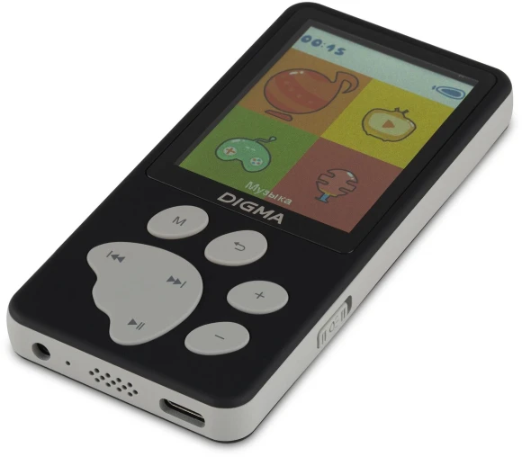 Плеер Hi-Fi Flash Digma S5 8Gb черный/серый/2.4"/FM/microSD/microSDHC Плеер Hi-Fi Flash Digma S5 8Gb черный/серый/2.4"/FM/microSD/microSDHC