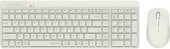 Клавиатура + мышь A4Tech Fstyler FG2300 Air клав:бежевый мышь:бежевый USB беспроводная slim (FG2300 AIR BEIGE)