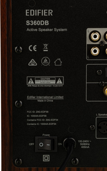 Колонки Edifier S360DB 2.1 коричневый 155Вт BT Колонки Edifier S360DB 2.1 коричневый 155Вт BT