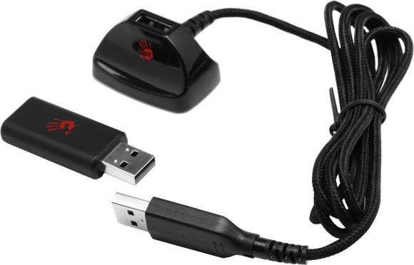 Наушники с микрофоном A4Tech Bloody MR710 черный 1.5м мониторные BT/Radio оголовье (MR710 BLACK)