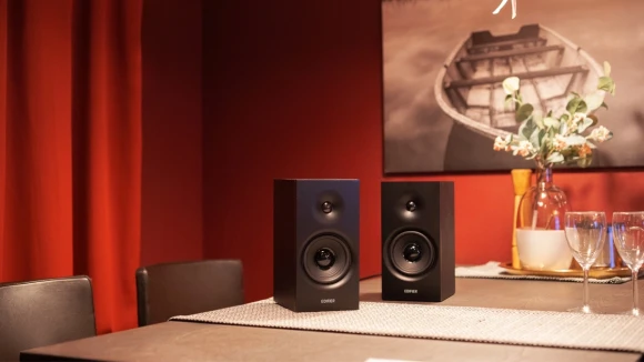 Колонки Edifier R1080BT 2.0 черный/черный 24Вт BT Колонки Edifier R1080BT 2.0 черный/черный 24Вт BT