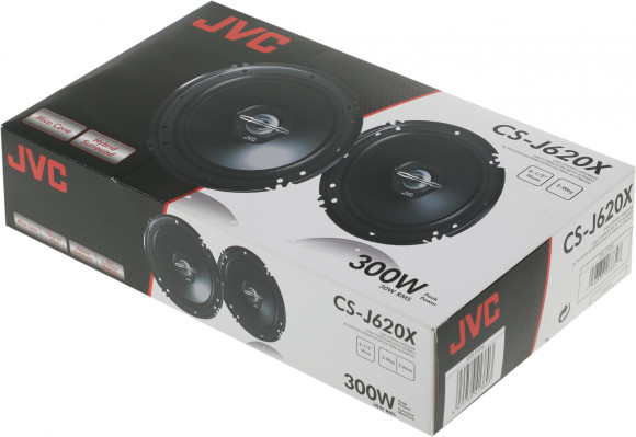 Колонки автомобильные JVC CS-J620X 300Вт 87дБ 4Ом 14.24см (6дюйм) (ком.:2кол.) коаксиальные двухполосные Колонки автомобильные JVC CS-J620X 300Вт 87дБ 4Ом 14.24см (6дюйм) (ком.:2кол.) коаксиальные двухполосные