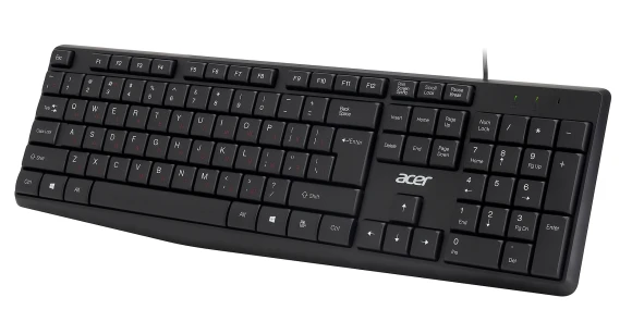 Клавиатура Acer OKW121 черный USB (ZL.KBDEE.00B) Клавиатура Acer OKW121 черный USB (ZL.KBDEE.00B)