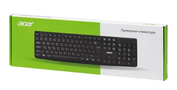 Клавиатура Acer OKW121 черный USB (ZL.KBDEE.00B) Клавиатура Acer OKW121 черный USB (ZL.KBDEE.00B)
