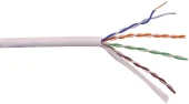 Кабель информационный Lanmaster LAN-5EUTP-HFLT-GY кат.5E UTP 4 пары 24AWG LSZH внутренний 305м серый Кабель информационный Lanmaster LAN-5EUTP-HFLT-GY кат.5E UTP 4 пары 24AWG LSZH внутренний 305м серый