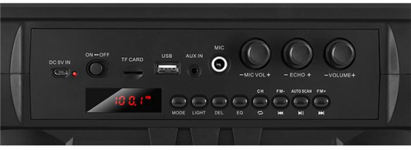 Колонка порт. Sven PS-485 черный 28W 2.0 BT/USB 10м (SV-017408)